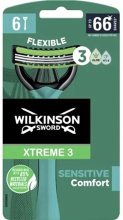 WILKINSON EXTREME 3 UOMO - 6 RASOI